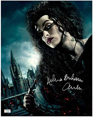 Helena Bonham Carter İmzalı Harry Potter Bellatrix Lestrange 11x14 fotoğraf