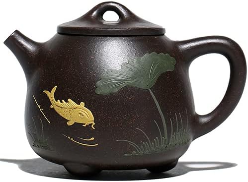 LİANXİAO-200ml Yixing demlik Mor Kil Demlik çay töreni su ısıtıcısı el yapımı Mor Kum Teaware