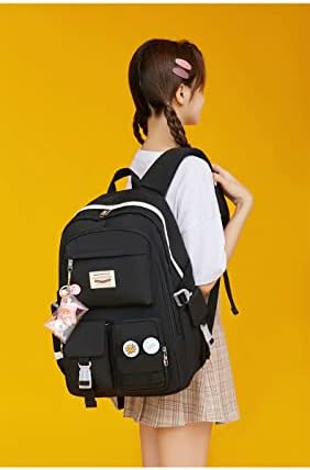 PJMarts Laptop Sırt Çantaları 15.6 İnç okul çantası Kolej Sırt Çantası Hafif Dayanıklı Sevimli Sırt Çantası Gençler