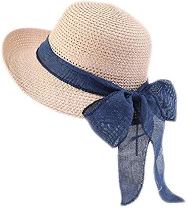 Cyıecw Kadın Disket Güneş Şapka Moda Yaz Geniş Ağız Kap BeachStraw Şapka UV UPF50 Seyahat Packable Pamuk