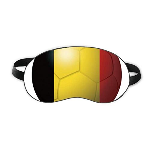 Belçika Ulusal bayrak futbol Dünya Kupası uyku göz kalkanı yumuşak gece körü körüne gölge kapak