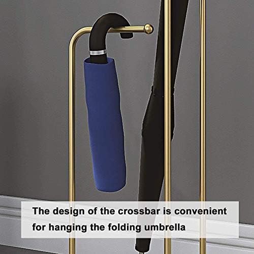 LXDZXY Şemsiye standları, şemsiye standı Raf Metal Çerçeve, Mermer Taban, Metal şemsiye standı Ev Ofis için Giriş