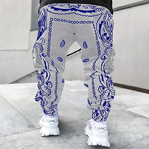 JLFNYA erkek Kargo Pantolon 2023 Moda Y2k Streetwear Pantolon Graffiti Tarzı Hippi Pantolon Rahat Gevşek Fit Joggers