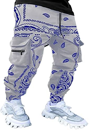 JLFNYA erkek Kargo Pantolon 2023 Moda Y2k Streetwear Pantolon Graffiti Tarzı Hippi Pantolon Rahat Gevşek Fit Joggers