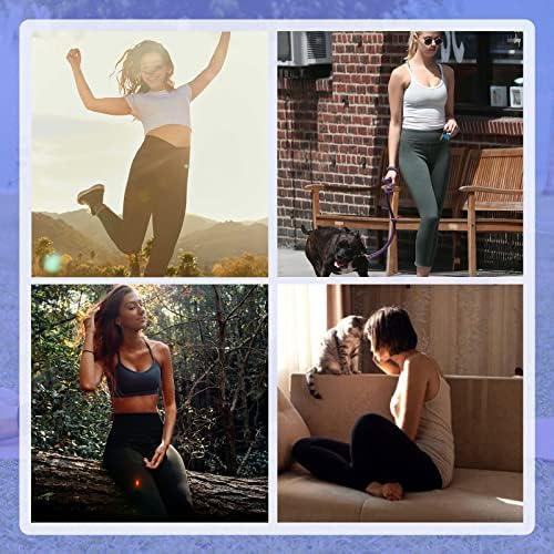 TNNZEET Yüksek Belli Desen Tayt Kadınlar için Tereyağlı Yumuşak Karın Kontrol Baskılı Pantolon Egzersiz Yoga için