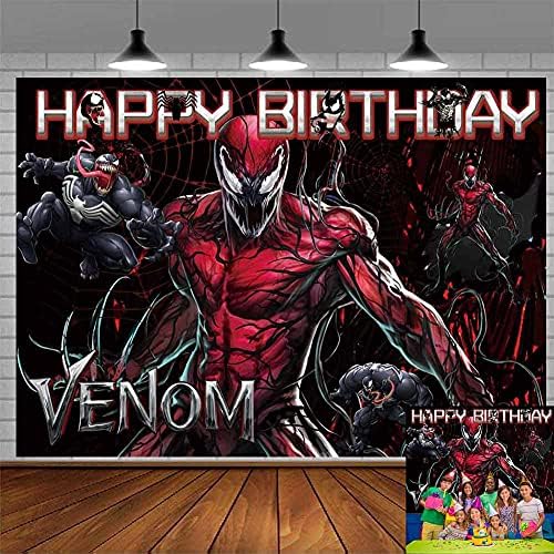 Venom Zemin Film Afiş Posteri Büyük Kapalı veya Açık Afiş Süper Kahraman Fotoğraf Arka Plan Erkek Kız Bebek Çocuk