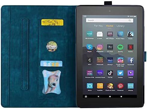 Kindle Fire HD 8 Kılıf ile Uyumlu Tablet PC Kılıf Çanta Kılıfları (7. / 8. Nesil, /2017/2018 Sürümü) Darbeye Dayanıklı