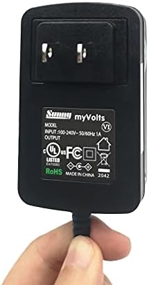 MyVolts 9V Güç Kaynağı Adaptörü ile Uyumlu/Philips PET725/PET723 DVD Oynatıcı için Yedek-ABD Plug
