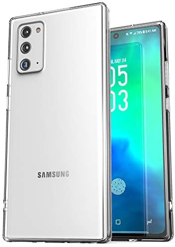 Kaplı Galaxy Note 20 kemer Klipsi Kılıfı (2020) ince Şeffaf arka kapak Kılıf Samsung Not 20 için