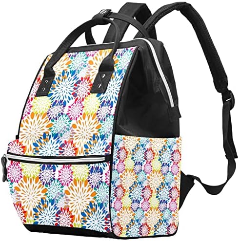 Renkli Üçgenler Desen bebek bezi Çantası Sırt Çantası Koleji okul sırt çantası Rahat Sırt Çantası Laptop Sırt Çantası