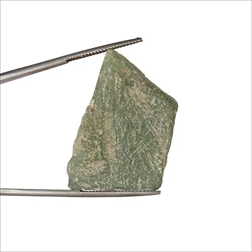 GEMHUB Gevşek Taş Ham Yeşil Kaba Doğal Yeşil yeşim Şifa Kristal Çok Amaçlı Kullanımlar İçin-164.85 CT.