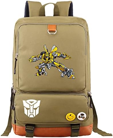 Libister Boys Transformers Okul Sırt Çantası-Bumblebee Bookbag Okul için Hafif Dizüstü Sırt Çantası