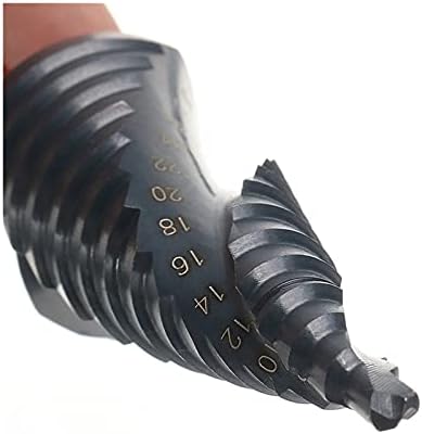 Spiral Yivli Adım Matkap 3 Takım 4-12/20/32mm HSS Azot kaplı Spiral Flüt Adım matkap uçları Metal Delik Testere Üçgen
