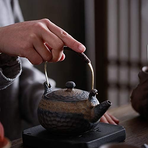 Yeni Çin kumtaşın çekiç desenli ışın demlik, el yapımı Japon retro demlik, seramik kung fu demlik tek pot, çaydanlık,
