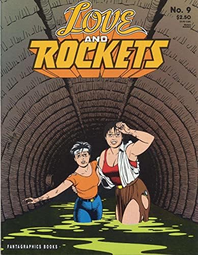 Aşk Ve Roketler 9 (2.) VF; Fantagraphics çizgi roman / Hernandez Bros.