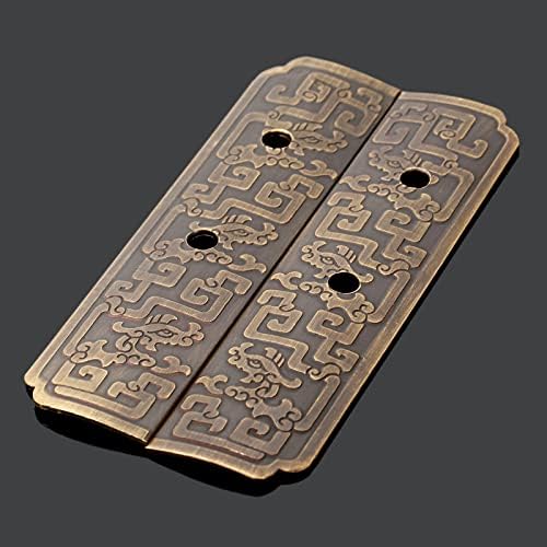 TFIIEXFL 1 Adet Kilit çekmece kilidi Dolap Antika Kilit Kapı mobilya armatürü Topuzu Kolu Dekoratif Pirinç Kolu