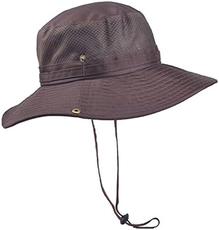 UKKD Rahat Kova Şapka Erkekler için Yaz Örgü Boonie Şapka UV Koruma Erkek güneş şapkaları Açık Yürüyüş Balıkçılık