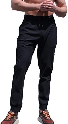 BECLOH erkek Sweatpants Fermuarlı Cepler ile Atletik Pantolon Eğitim eşofman altları Joggers Erkekler için Futbol,