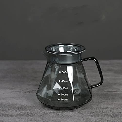 PDGJG Obsidyen Elmas Türk Soğuk Demlemek Kahve Makinesi ısıya Dayanıklı Cam Kung Fu Demlik çiçek çayı seti