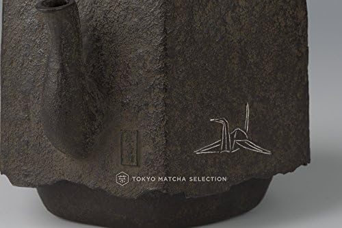 TOKYO MATCHA SEÇİMİ - [Miras] Takaoka Tetsubin: Gümüş kakmalı Altıgen Orizuru (Katlanmış Kağıt Vinç) - Demir su ısıtıcısı