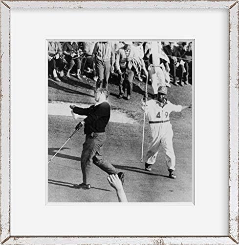 SONSUZ FOTOĞRAFLAR Fotoğraf: Jack Nicklaus, Winning Masters Golf Turnuvası, Augusta, Georgia, Golf Sahası Boyut: 8x10
