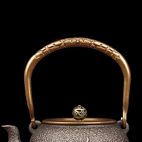 Demir çay su ısıtıcısı demir çay Haşlanmış demlik Çin Çay Sanat Pik demir tencere Kaplanmamış haşlanmış demlik Tek