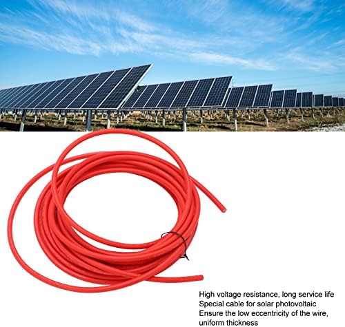 Güneş Uzatma Kablosu, Düşük Dirençli GÜNEŞ panelı Tel Enerji Tasarrufu Korozyona Dayanıklı Koruyucu Sanayi için (Kırmızı