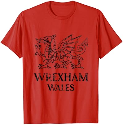 Wrexham T Shirt Galler Futbol Forması Erkekler Kadınlar İçin Çocuk T-Shirt