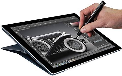 Broonel Siyah İnce Nokta Dijital aktif iğneli kalem ile Uyumlu TUŞ TAKIMI A121 10.1 Tablet